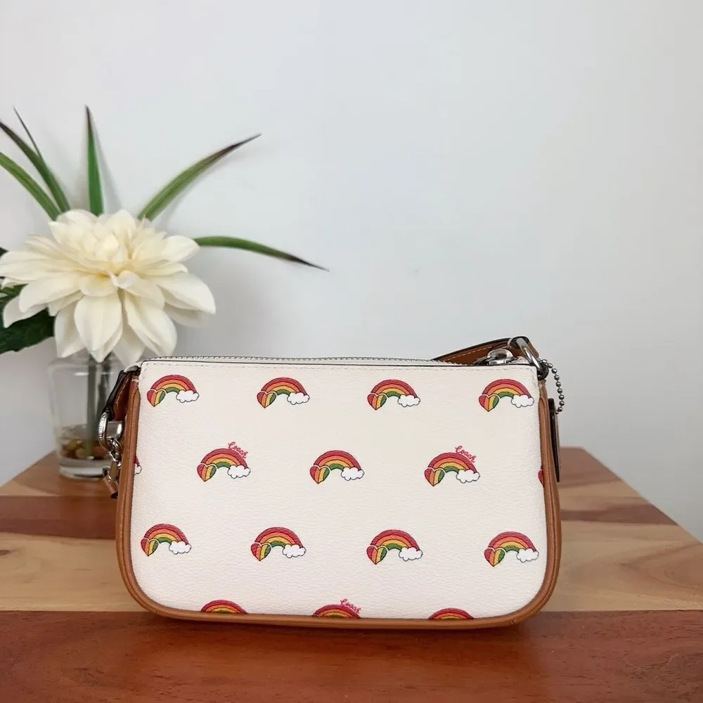 NWT‎ Coach Nolita 19 Bag With Rainbow Print - Picture 5 of 11